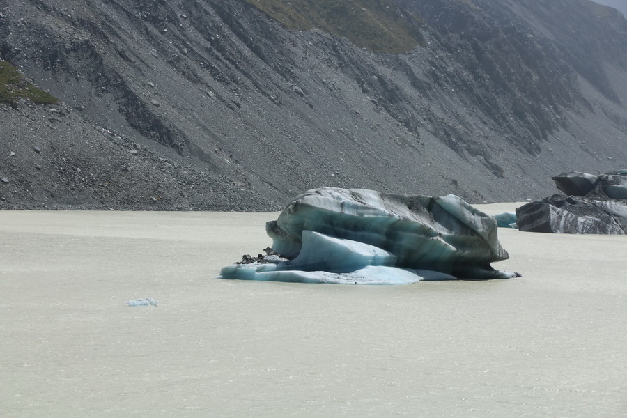 Hooker Lake icebergs