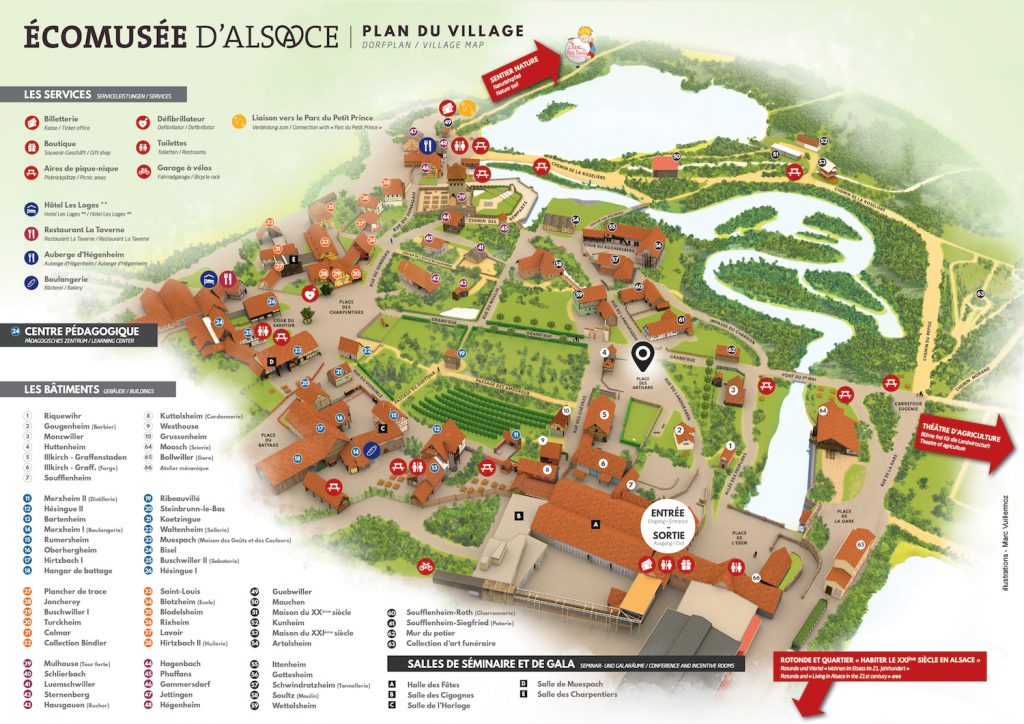 Ecomusée d'Alsace map