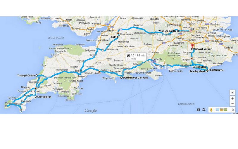 england 2014 route
