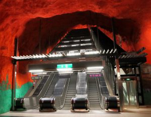 Stockholm, tunnelbana: Solna Centrum